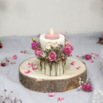 DIY: Kerzenständer aus Luffa mit Trockenblumen