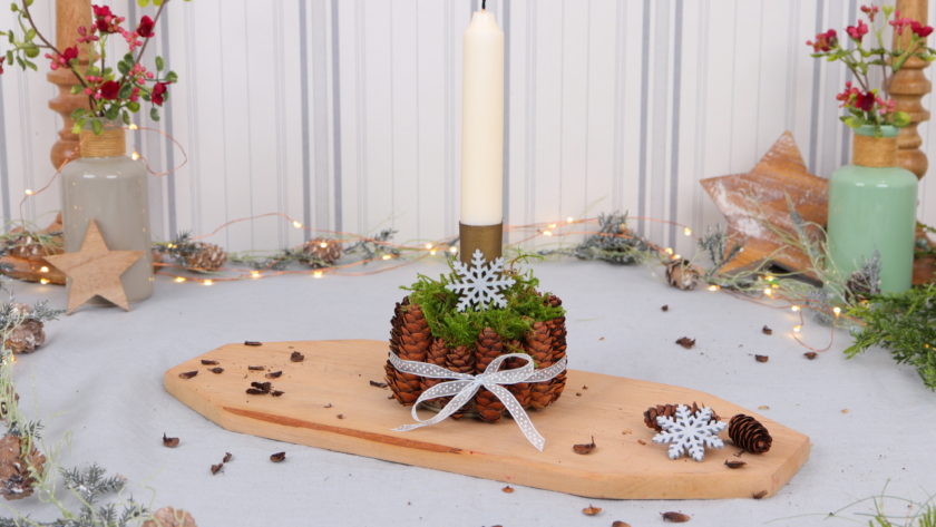 Upcycling DIY: Kerzengesteck aus Konservendose mit Magnet-Kerzenhalter selber basteln